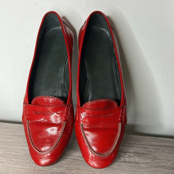 Donald J. Pliner Couture Halla Red Patent Leather Loafer size 8.5 - Picture 4 of 9